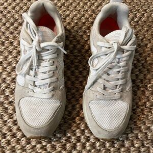 Veja White and Cream Athletic Shoes